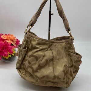 Coach Designer-Style Tan Shoulder Bag